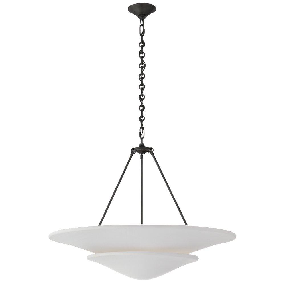Visual Comfort & Co. Signature Bronze 25 x 32 in. 40W 6-Light Modern Chandelier 