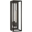 60W 1-Light 26 in. Outdoor Wall Sconce in Aged Iron