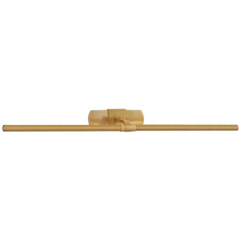 LANGLEY 32" PICTURE LIGHT IN NATURAL BRASS 