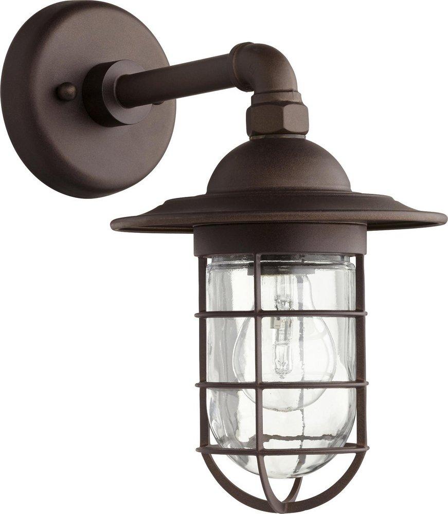 Bowery Single Light 12-1/4" Tall Outdoor Wall Sconce 