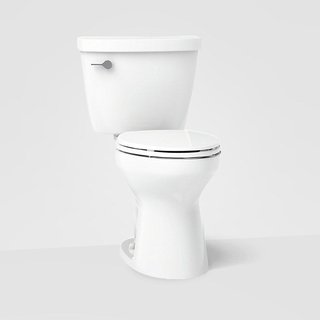 Silo image of Kohler Cimarron toilet. 