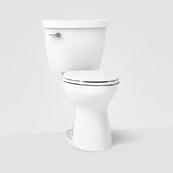 Silo image of white KOHLER Cimarron® toilet.