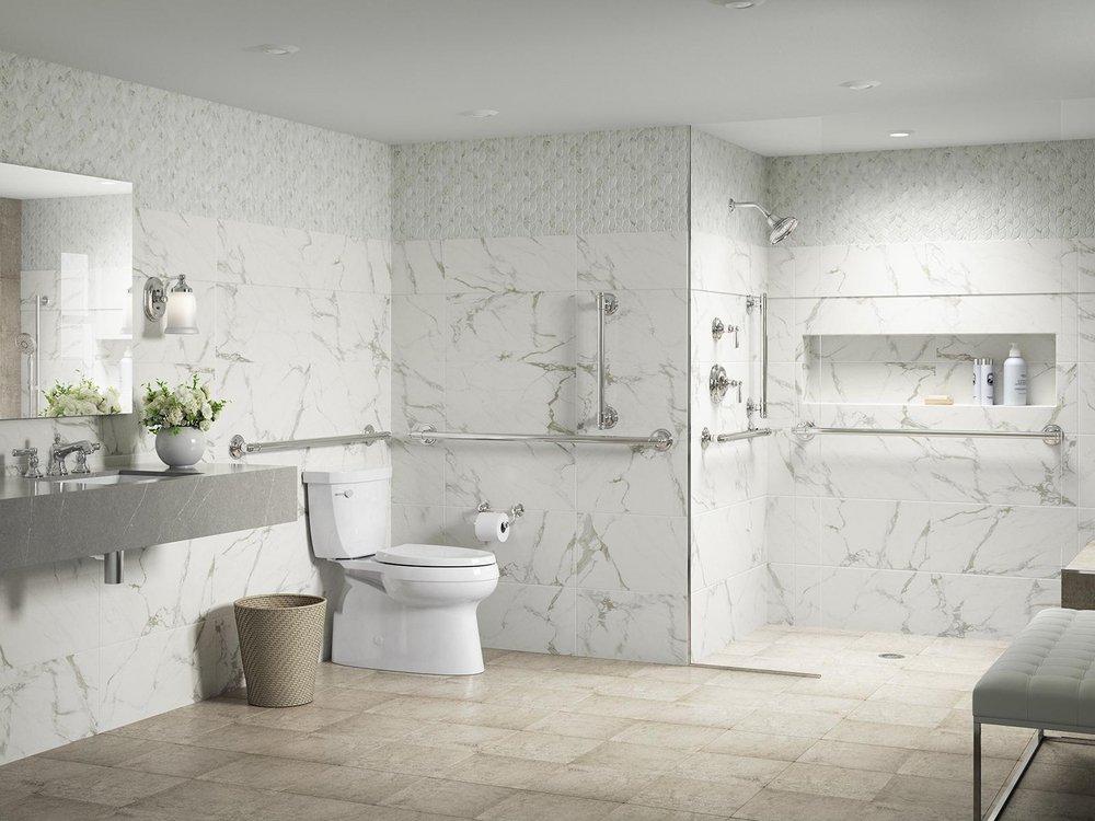 KOHLER Polished Chrome 42 in. Grab Bar 