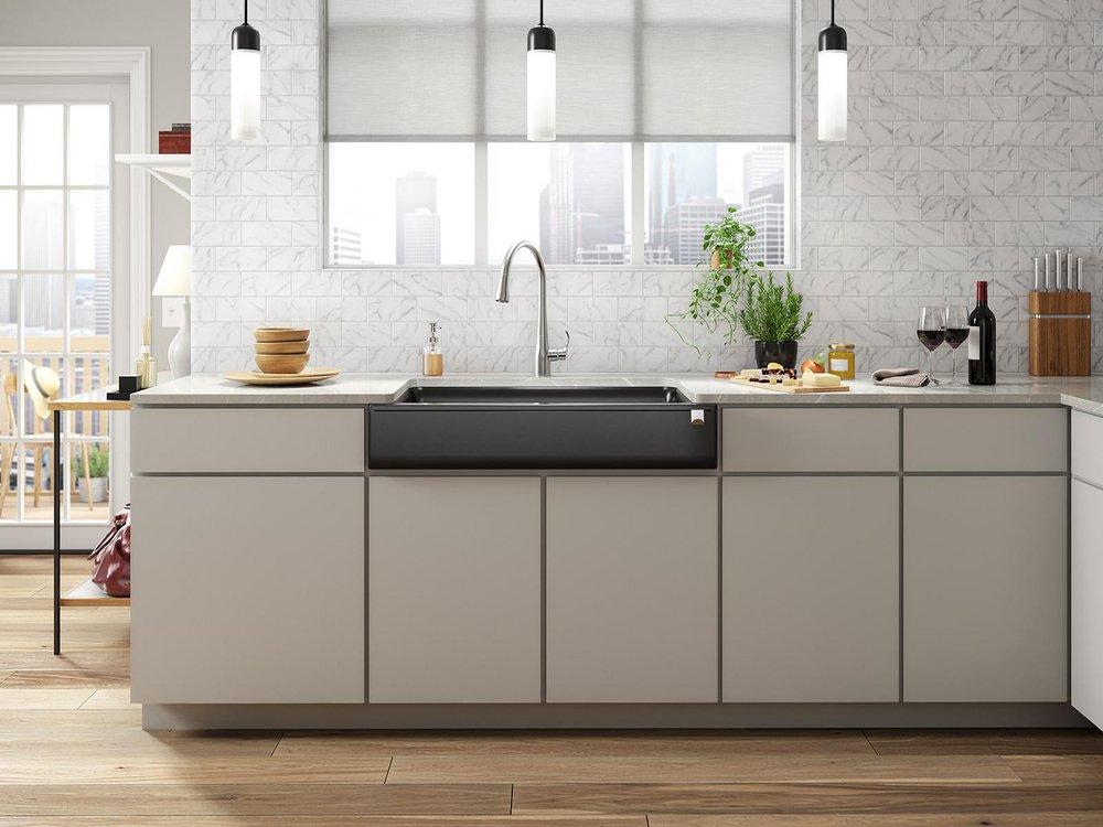 KOHLER Vibrant&reg; Brushed Nickel Single Function Katalyst&reg; Showerhead 