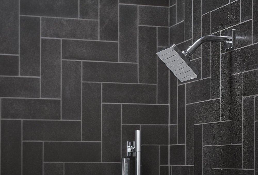 KOHLER Matte Black Single Function Katalyst&reg; Showerhead 