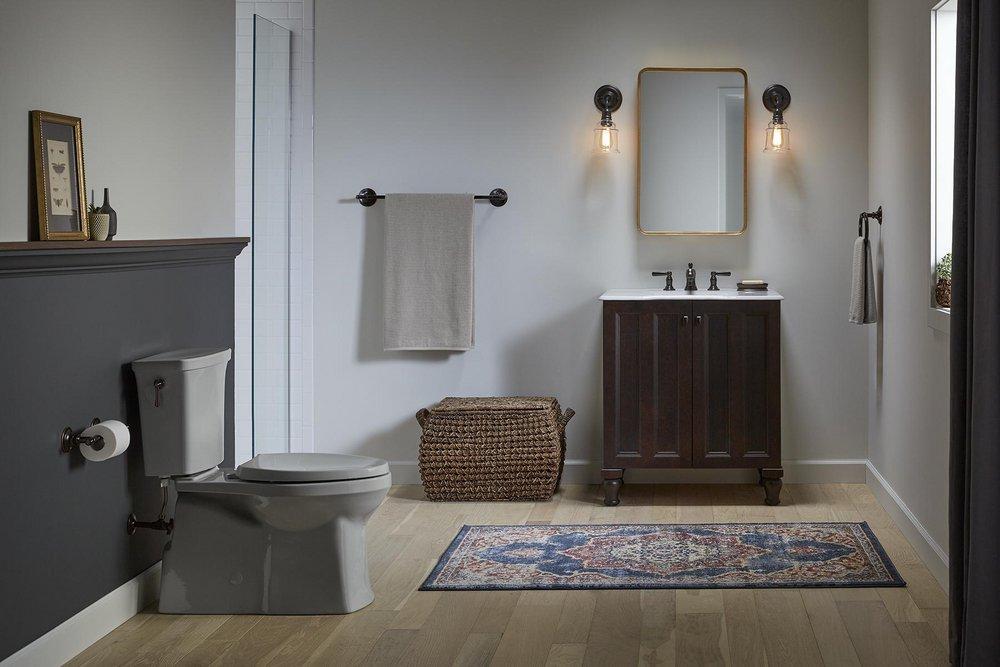 KOHLER Oil Rubbed Bronze 27-3/8 in. Towel Bar 