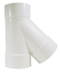10 in. Hub PVC Double Sewer Wye