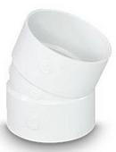 Multi-Fittings Corporation Hub SDR 35 PVC Solvent Weld Sewer 22-1/2 Degree Elbow 