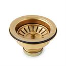 Signature Hardware Matte Gold 3-1/2 in. Basket Strainer 