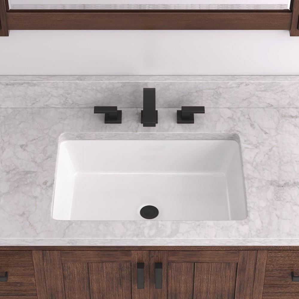 Signature Hardware White Undermount Bathroom Sink 