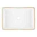 Signature Hardware White 24 x 14 in. Rectangular Undermount Bathroom Sink 