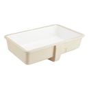 Signature Hardware White 24 x 14 in. Rectangular Undermount Bathroom Sink 