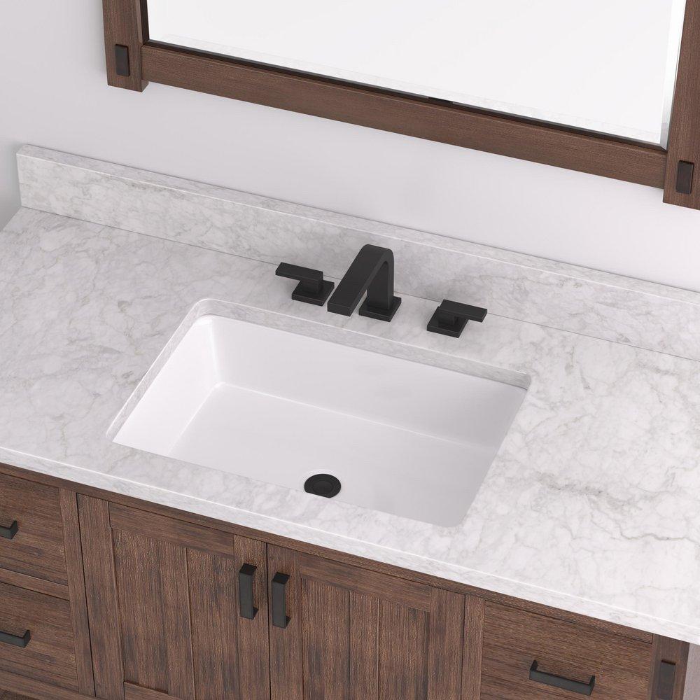 Signature Hardware White 24 x 14 in. Rectangular Undermount Bathroom Sink 