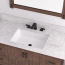 Signature Hardware White 24 x 14 in. Rectangular Undermount Bathroom Sink 
