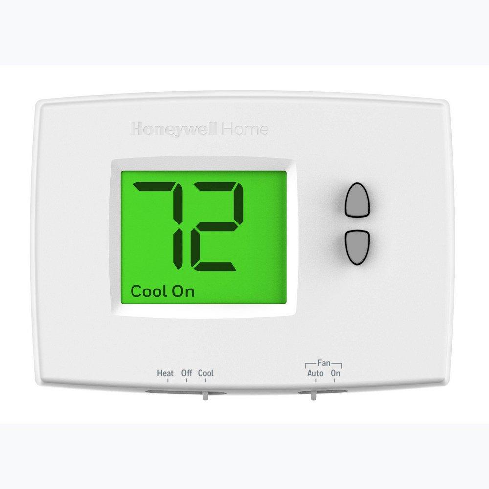 Honeywell Home White 1H/1C Non-programmable Thermostat in White 