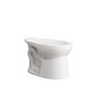 Elongated Large Footprint Toilet Bowl in White