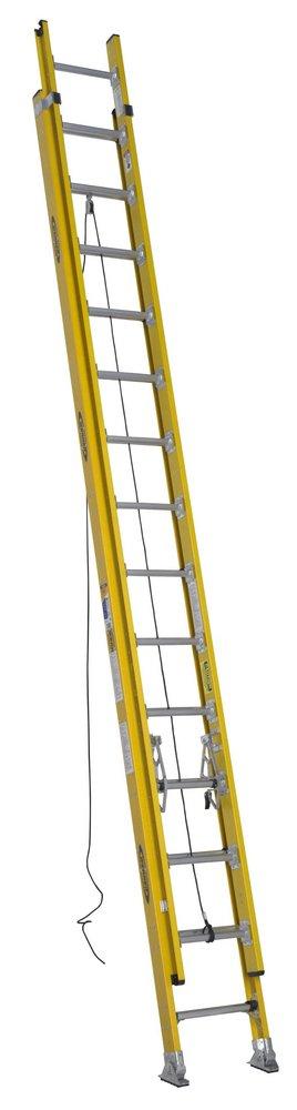 Werner Ladder Yellow Fiberglass 375 lb. Extension Ladder 
