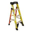 Werner Ladder Orange Fiberglass 375 lb. Step Ladder 