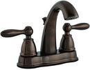 Two Handle Centerset Bathroom Sink Faucet in Oil Rubbed Bronze