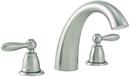 Two Handle Roman Tub Faucet in Brushed Nickel (Trim Only)