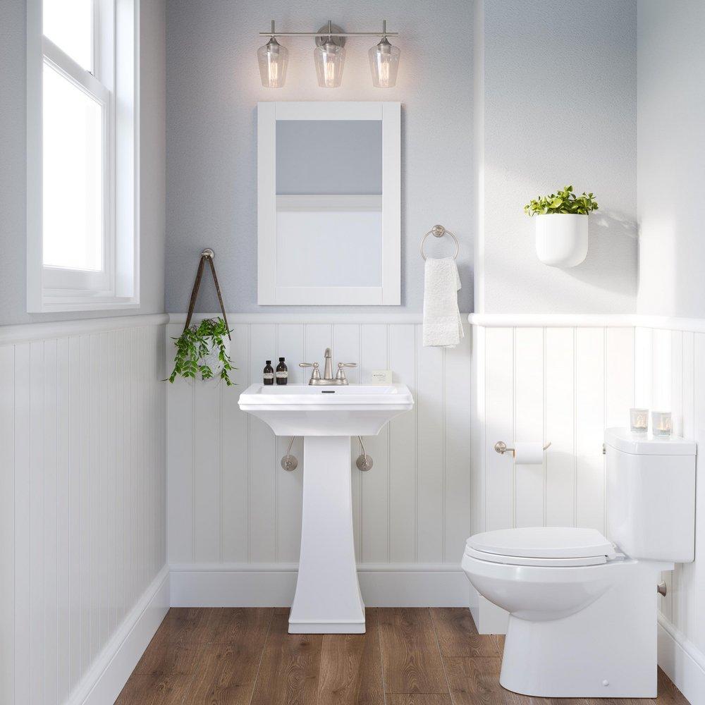 PROFLO&reg; Brushed Nickel Toilet Tissue Holder 