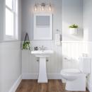 PROFLO&reg; Brushed Nickel Toilet Tissue Holder 