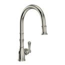 Single Handle Pull Down Touchless Kitchen Faucet in Polished Nickel