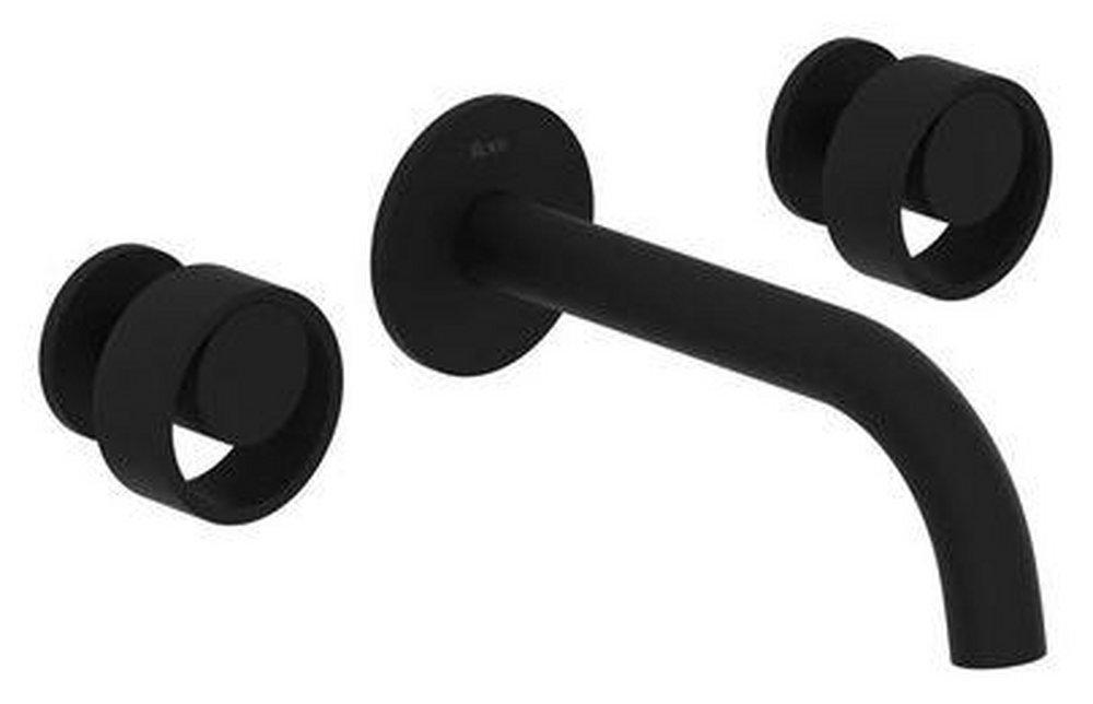 ROHL&reg; Matte Black Two Handle Widespread Bathroom Sink Faucet 