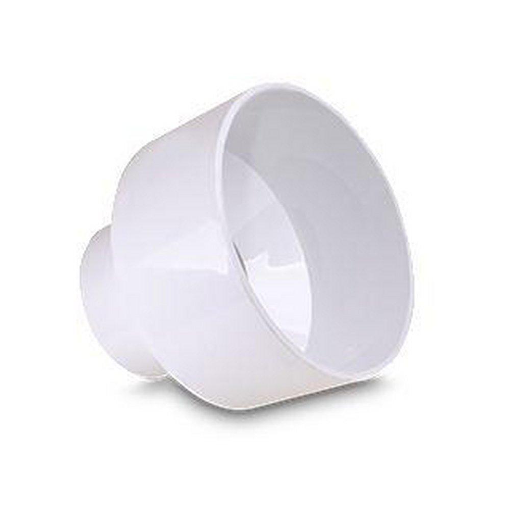 Multi-Fittings Corporation White Hub Socket Weld SDR 35 PVC Sewer Coupling 