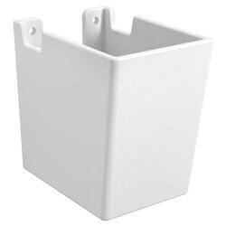7 in. Clay Drain Shroud in Alpine White
