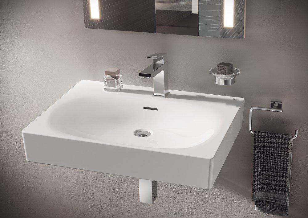 19-1/8 in. Wall Mount Rectangular Fireclay Bathroom Sink in Alpine White 