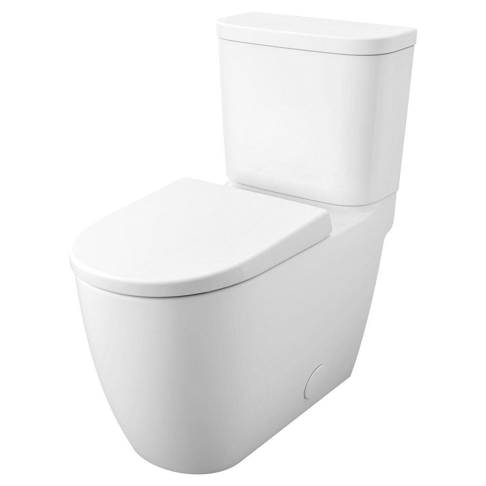 1.28 gpf Elongated Two Piece Toilet in Alpine White 
