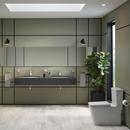 GROHE Alpine White Elongated Floor Mount Toilet Bowl 