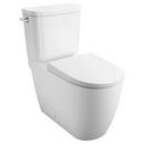 Elongated Slow-Close Closed Front Toilet Seat in Alpine White