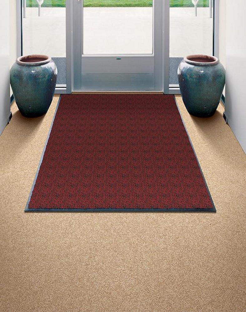 M+A Matting Black Nylon and Nitrile Indoor Mat in Black 