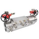 6 in 304 Stainless Steel Grooved Double Check Valve Assembly with Shutoff Valves andTest Cocks
