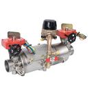 2-1/2 in 304 Stainless Steel Grooved Double Check Detector Assembly with Shutoff Valves, Water Meter and Test Cocks