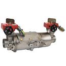 2-1/2 in 304 Stainless Steel Grooved Double Check Valve Assembly with Shutoff Valves and Test Cocks