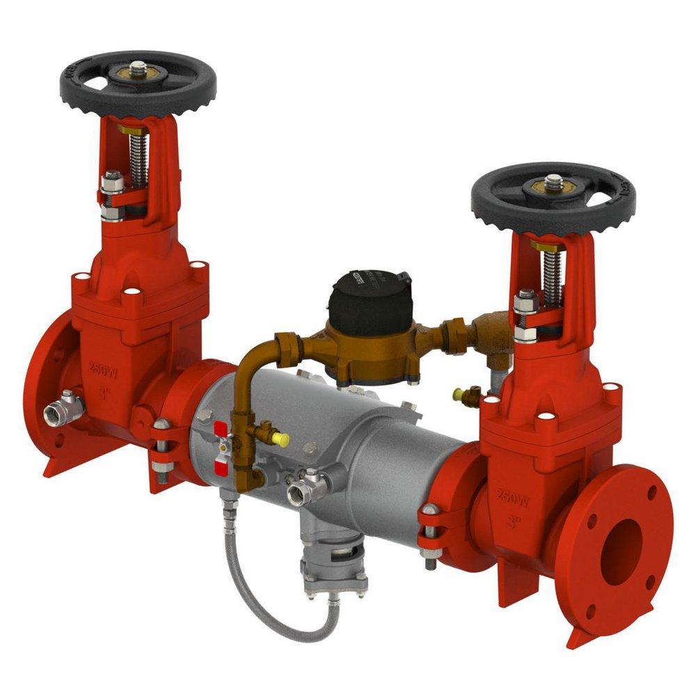 Ames Fire & Waterworks Stainless Steel 304 Stainless Steel Flanged Backflow Preventer 
