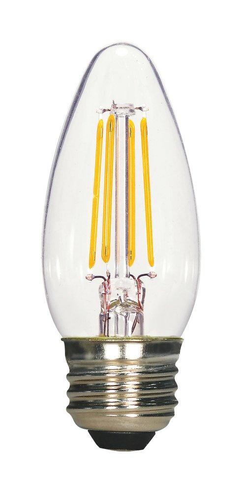 SATCO Clear Dimmable LED Medium E-26 Bulb 