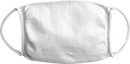 Bossong Hosiery Mills White Plastic and Spandex Cloth Face Mask (Pack of 25) 