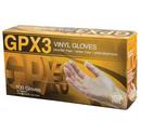 M Size 3 mil Polymer and Powder Free Coated Vinyl Disposable Gloves in Clear (Box of 100)