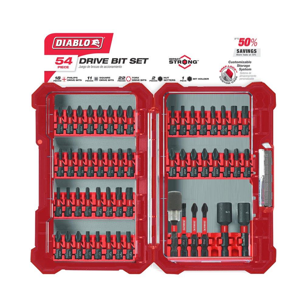 Diablo Tools Magnetic Phillips, Square and Torx&reg; Screwdriver Set 