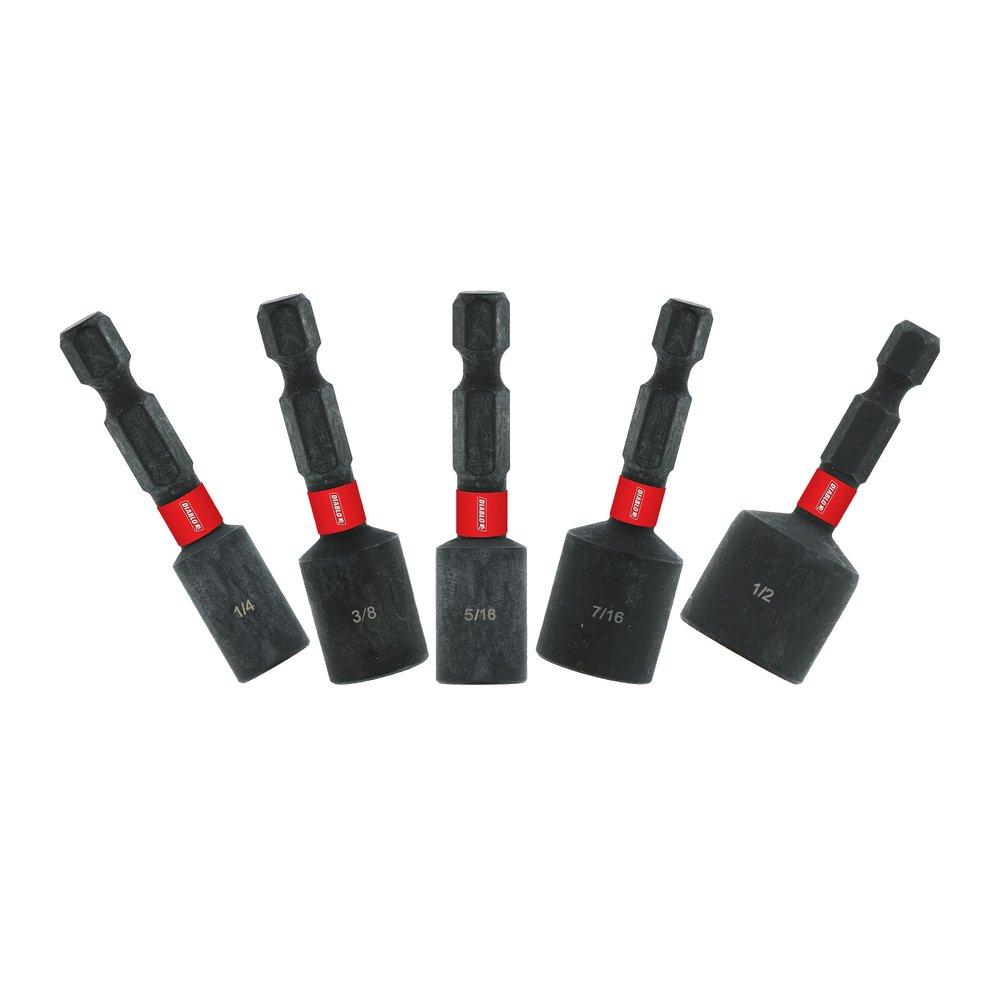 Diablo Tools Magnetic Nut Driver (5 Piece) 