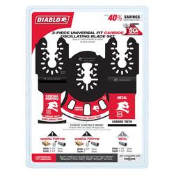 Carbide Oscillating Blade 3 Piece