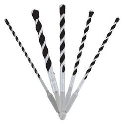 5/32 - 3/8 in. Hex Hammer Drill Bit 5 Piece