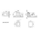 Vitra Wall Mounted Round Toilet Bowl Only 