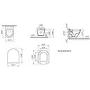 Vitra Wall Mounted Round Toilet 