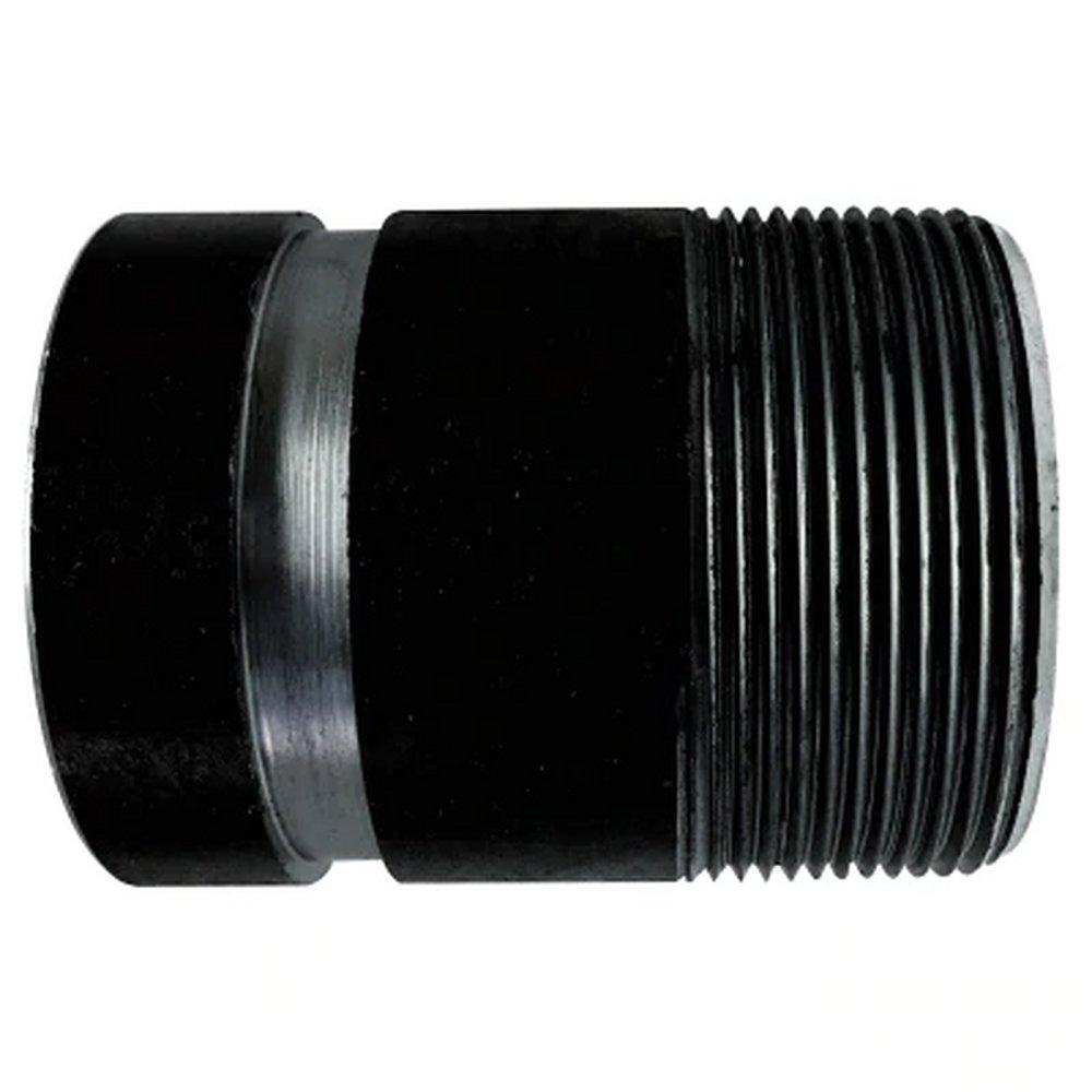 2 in. Grooved x Threaded Schedule 40 Standard Carbon Steel Nipple 