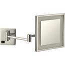 Glimmer 8"W x 8"H Lighted Magnifying Mirror 